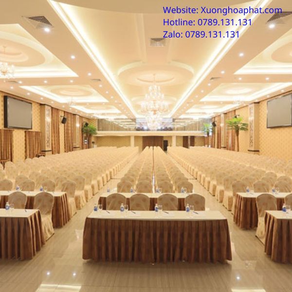 mẫu khăn trải bàn hội nghị đẹp