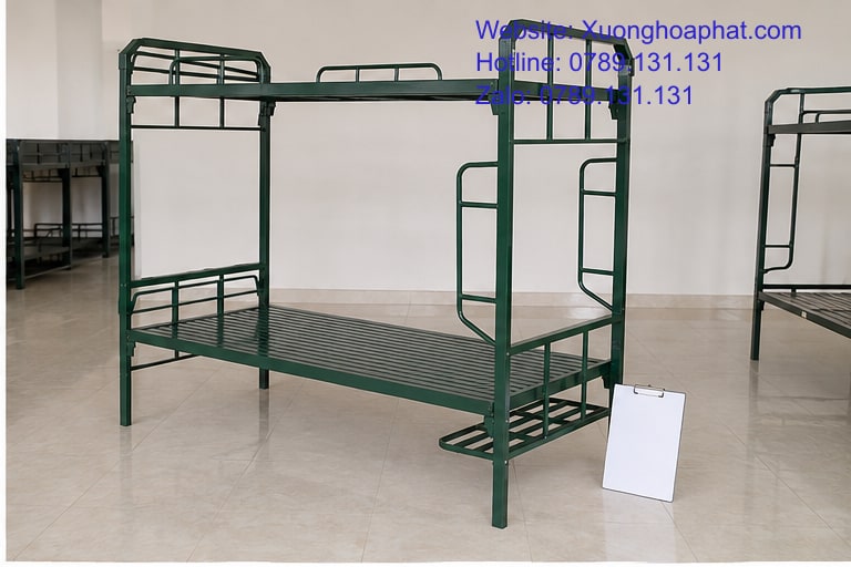 Mua Giường Sắt Quân Đội Ở Đâu? Những Điều Cần Kiểm Tra 3 Mẫu giường khi sàng lọc xưởng sản xuất giường sắt quân đội