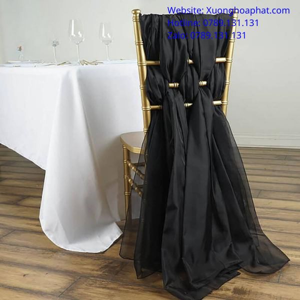 nơ ghế đám cưới