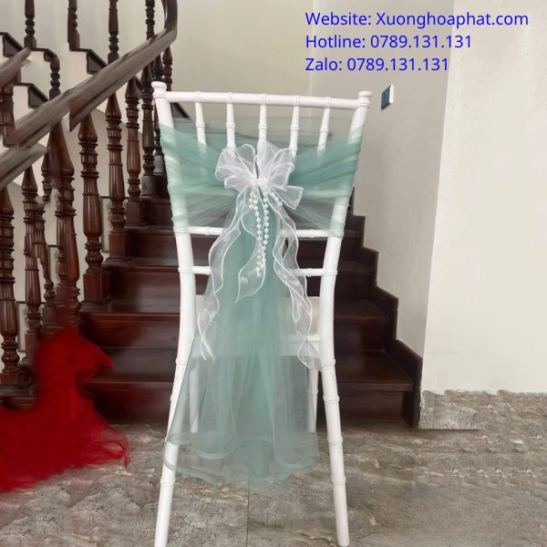 Cho Thuê Nơ Ghế Đám Cưới: Cách Thuê Đúng Chất Liệu, Đúng Màu Và Tránh Phí Phát Sinh 3 Nơ Ghế Voan
