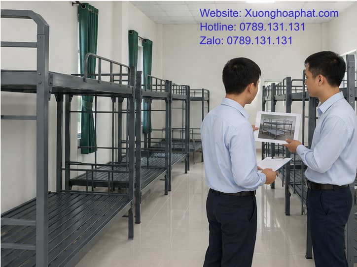 Tải Trọng Giường Sắt Quân Đội Phụ Thuộc Vào Yếu Tố Nào? 5 Nghiệm thu lô giường sắt quân đội theo mẫu đã duyệt