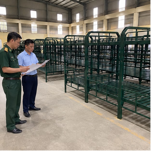 tiêu chuẩn nghiệm thu giường sắt quân đội
