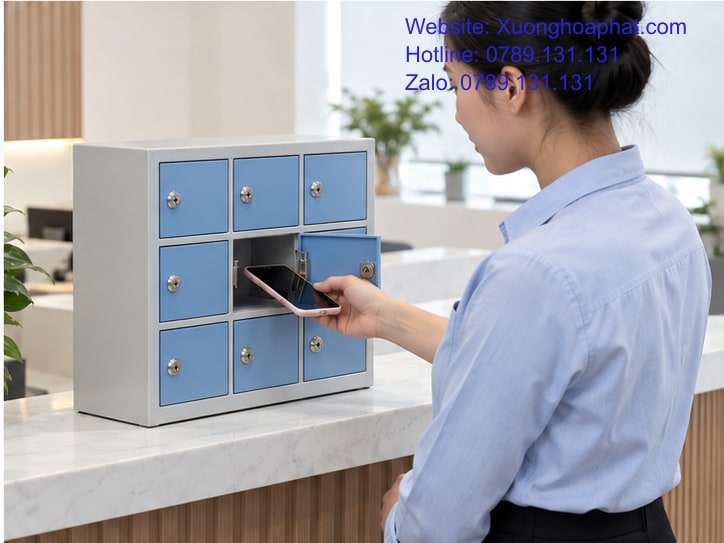 Tủ Đựng Điện Thoại Khóa Riêng: AI Giữ Chìa, AI Được Mở? 5 Kiểm khoảng chứa máy có ốp trong tủ điện thoại khóa riêng