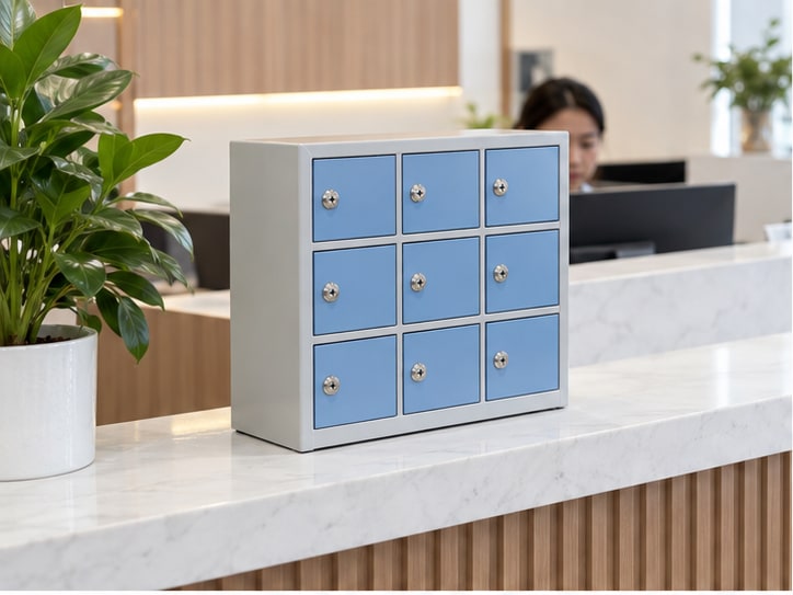 tủ đựng điện thoại khóa riêng