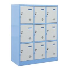 Tủ Sắt Locker 9 Khoang Học Sinh