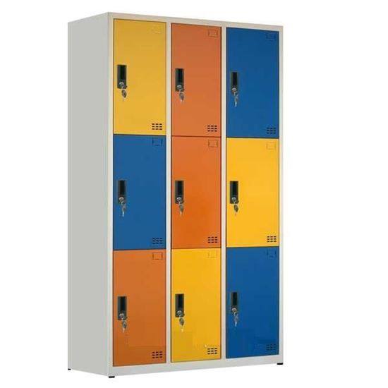 Tủ Locker Sắt Thiết Kế Nhiều Hộc Tủ