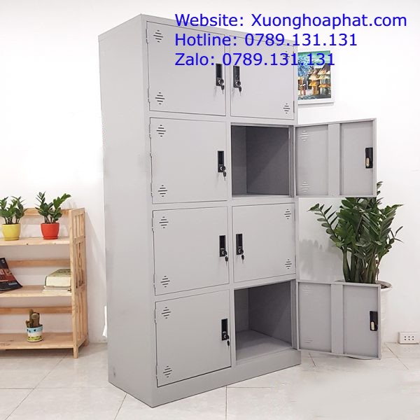 Tủ Locker 8 ngăn Hòa Phát TL8N2K bằng sắt