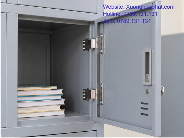 Tủ Sắt Học Sinh Chống Gỉ Bền Bao Lâu? Xét Điều Kiện Dùng 3 Mép cánh và bản lề của tủ sắt học sinh