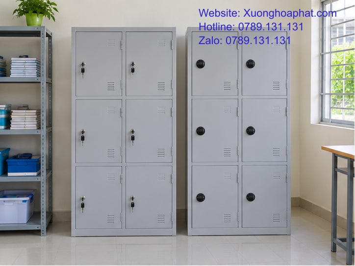 Tủ Sắt Học Sinh Khóa Số Hay Khóa Chìa: Xét Theo Lượt Dùng 2 Tủ sắt học sinh khóa số hay khóa chìa trong phòng thiết bị