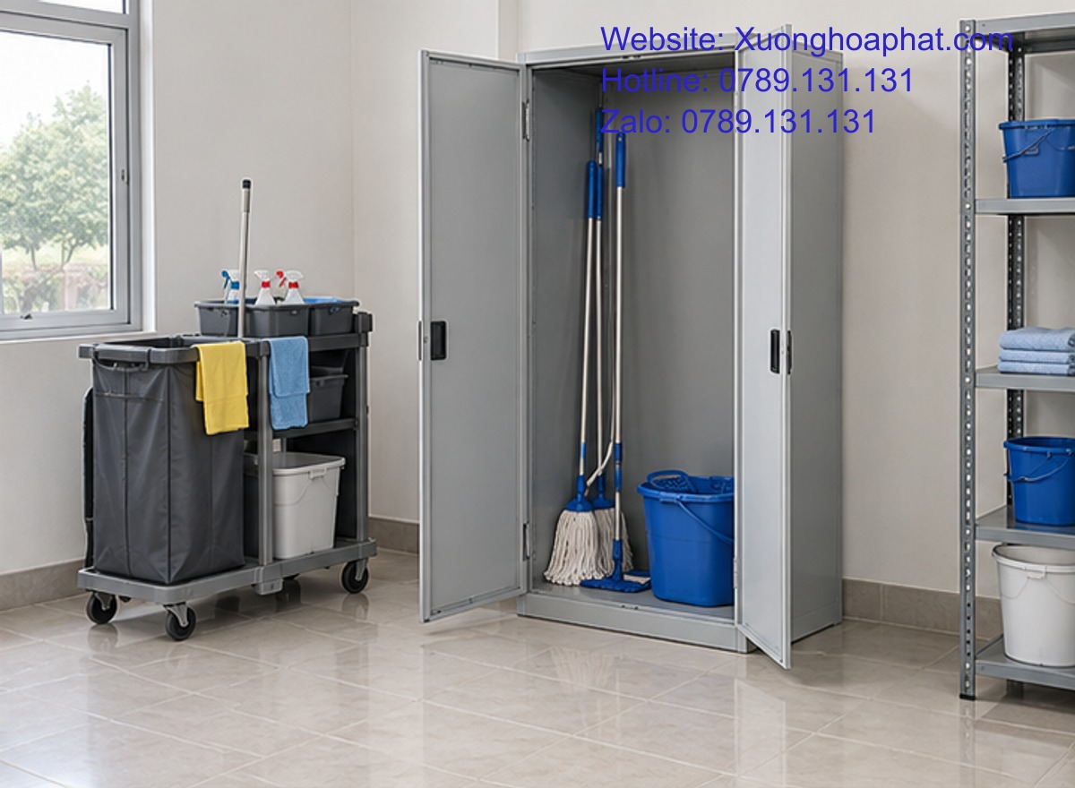 Tủ Vệ Sinh 2 Cánh Hay 1 Khoang: Hiểu Đúng Trước Khi Đặt 3 Khoảng mở cánh tủ vệ sinh trong phòng dụng cụ