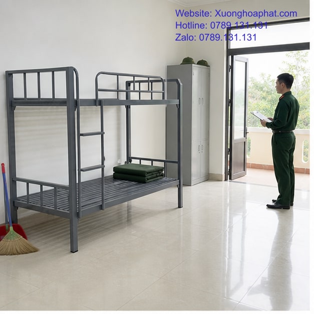 Ưu Nhược Điểm Giường Sắt Quân Đội Cần Biết 2 Kiểm tra ưu nhược điểm giường sắt quân đội trong mặt bằng phòng