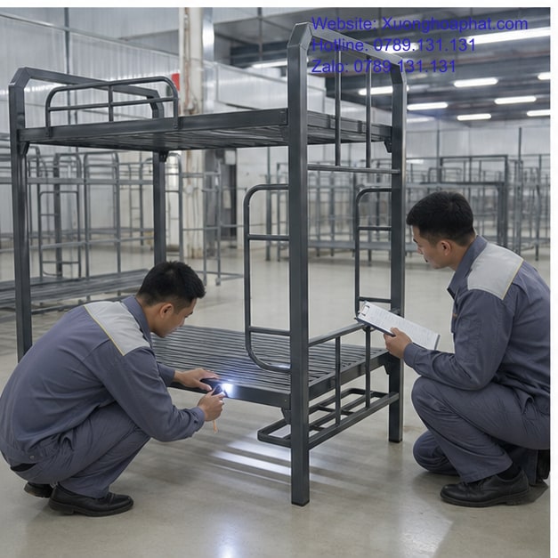 Ưu Nhược Điểm Giường Sắt Quân Đội Cần Biết 4 Thẻ điểm kiểm tra giường sắt quân đội trước khi mua
