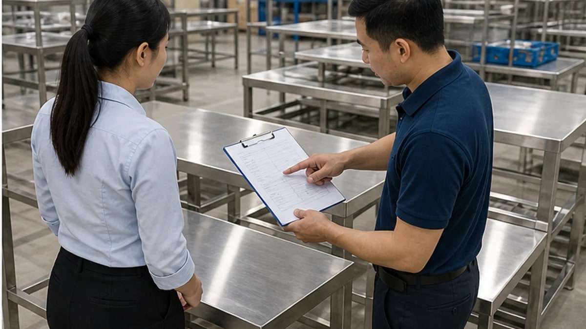 Tư vấn chọn bàn vuông inox theo nhu cầu sử dụng